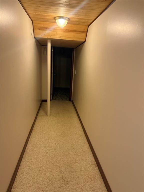 256 Finnin Road New Kensington, PA 15068 - Photo 42 of 44 Basement hallway leading to add'l bedrooms