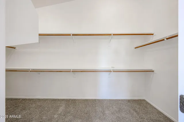 a close view of closet