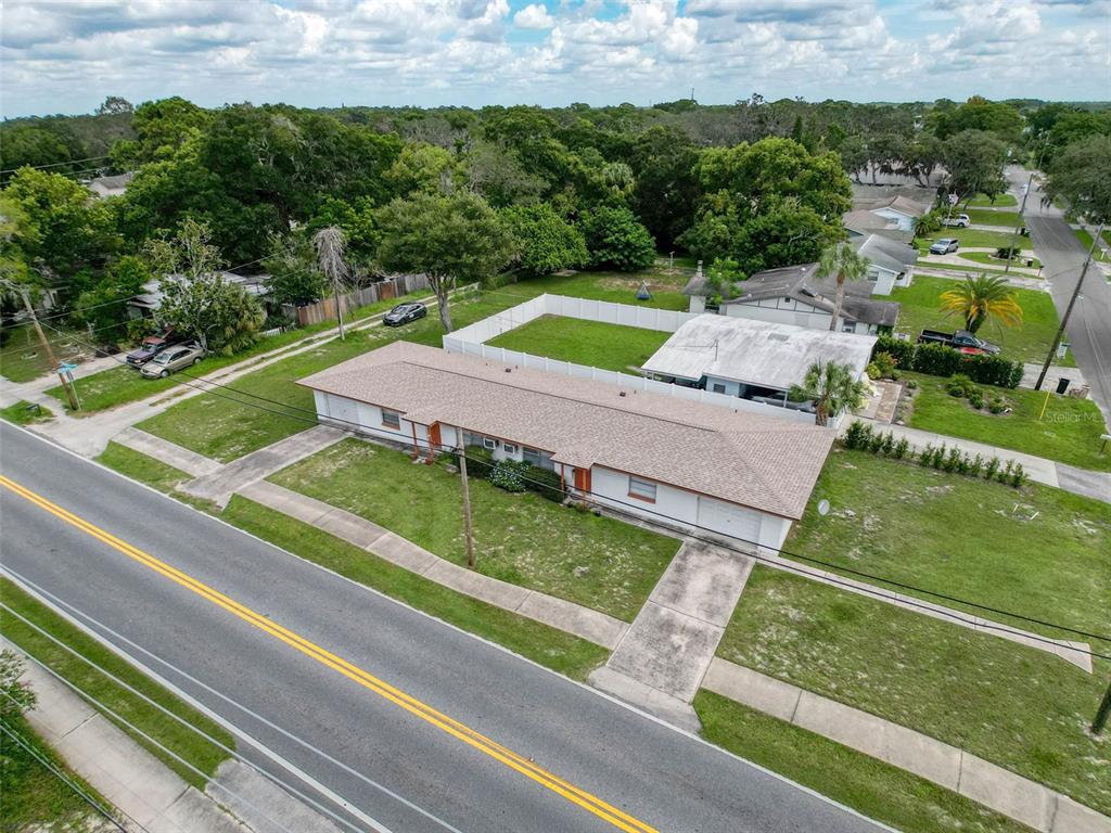 5800 Madison Street New Port Richey, FL 34653 - Photo 17 of 71 an aerial view of a house with a yard