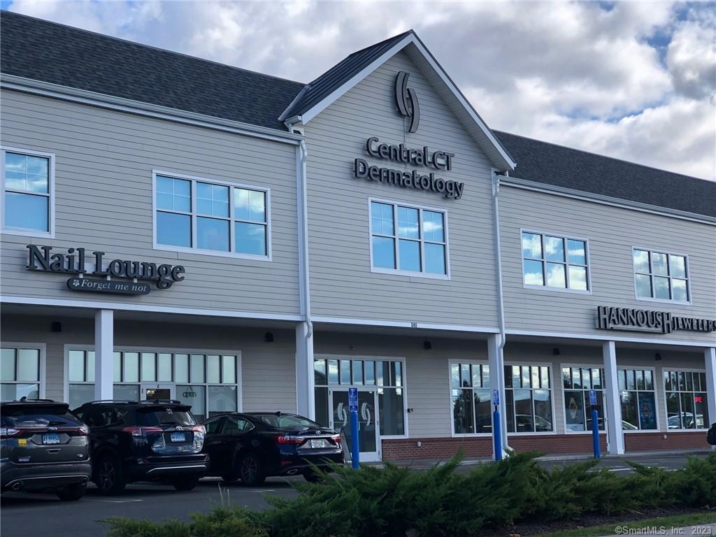 a view of a building with many windows