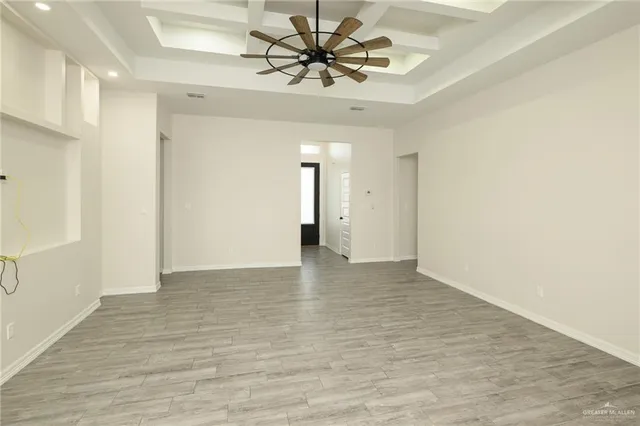 a view of a livingroom with a window