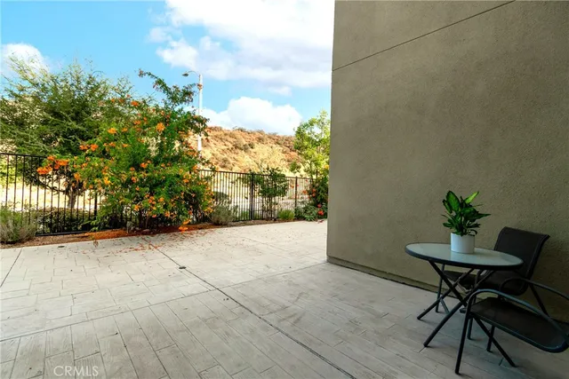 a view of a garden with pathway