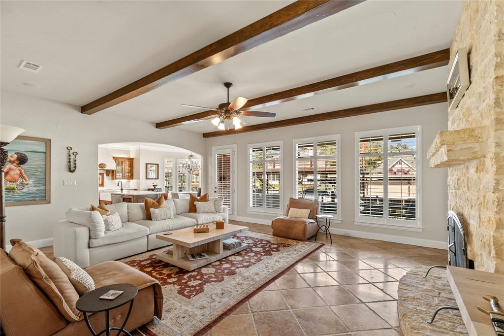 111 St Annes Mabank, TX 75156 - Photo 1 of 40 a living room with furniture and fireplace