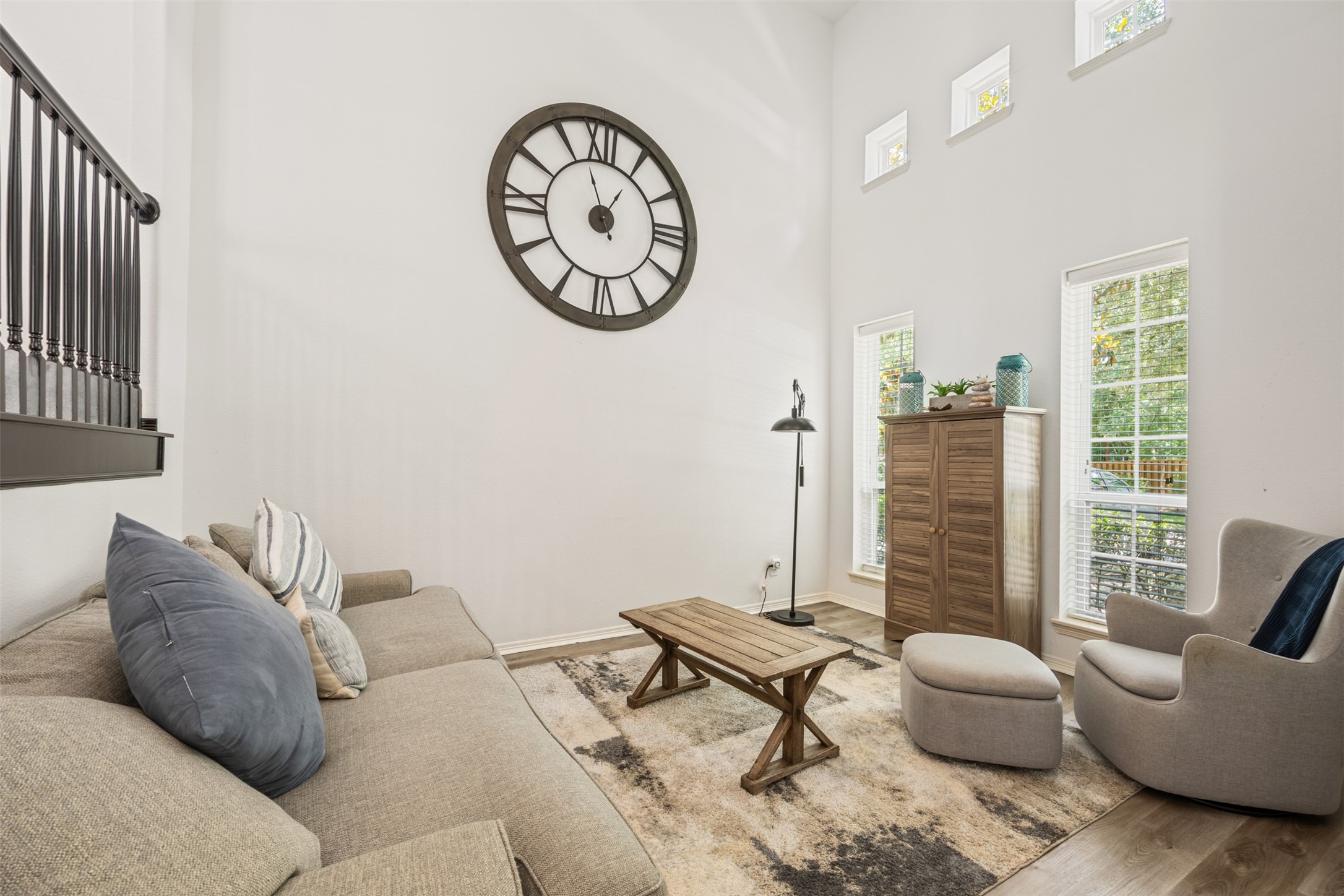 58 South Longsford Circle Spring, TX 77382 - Photo 46 of 50 a living room with furniture and a large window