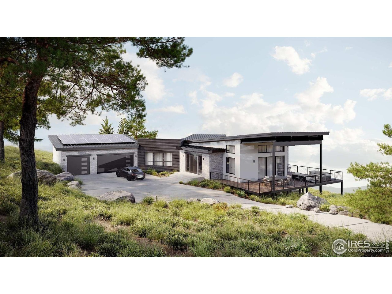 a view of house with backyard