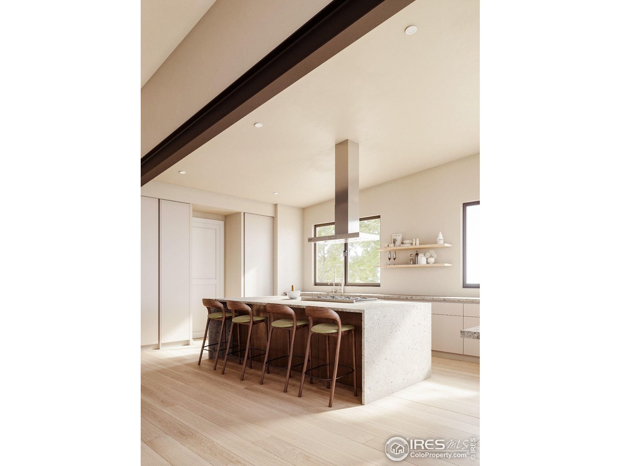 9578 Mountain Ridge Drive Boulder, CO 80302 - Photo 4 of 13 a kitchen with a sink cabinets and window