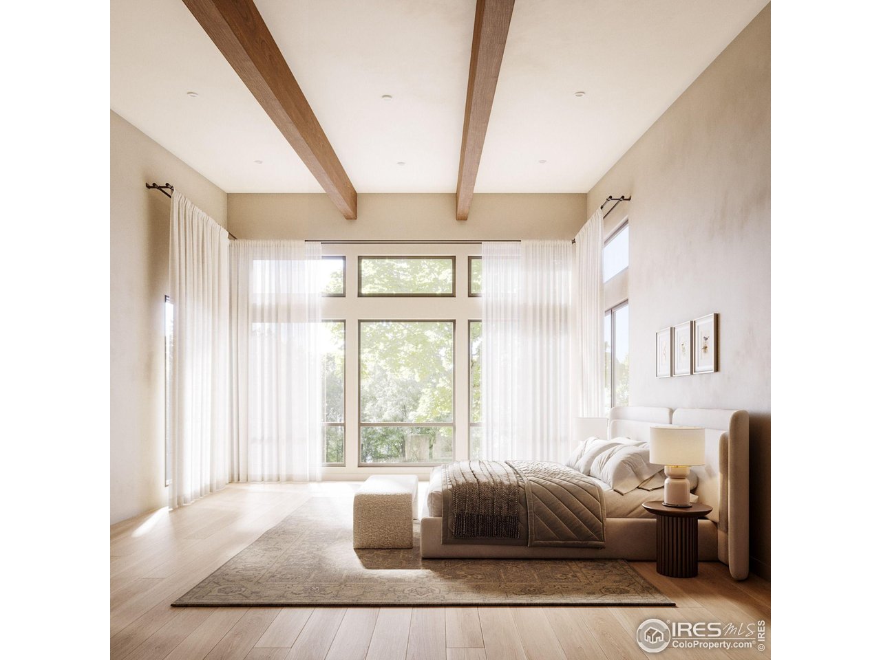 9578 Mountain Ridge Drive Boulder, CO 80302 - Photo 7 of 13 a living room with furniture and a large window