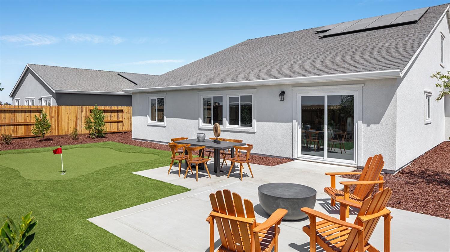 2488 Labrusca Street Manteca, CA 95337 - Photo 17 of 17 a view of a house with backyard and sitting area