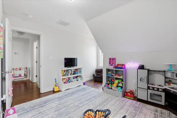 a children room with toys