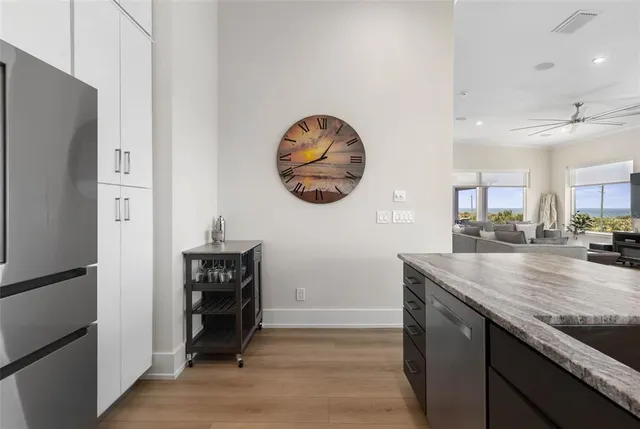 a view of a bathtub in a bathroom