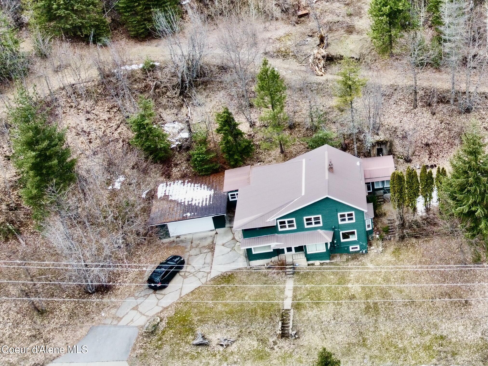 910 Main Street Wardner, ID 83837 - Photo 38 of 42 Aerial
