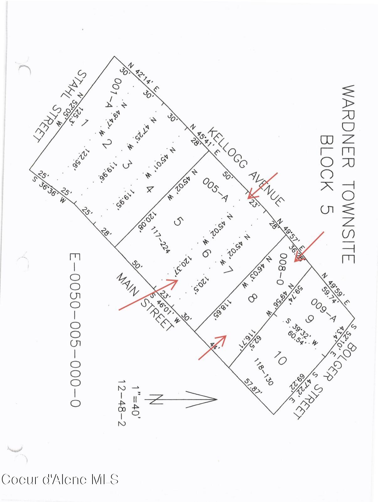 910 Main Street Wardner, ID 83837 - Photo 41 of 42 Plat Map