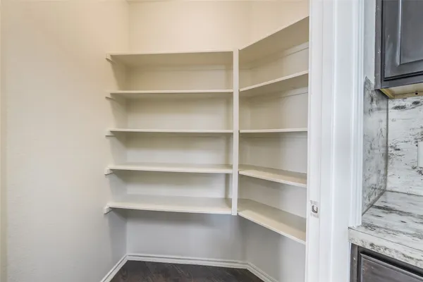 a view of a room with shelf