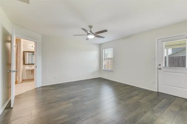 wooden floor in an empty room