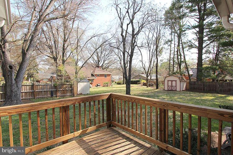 508 Derrydown Lane Silver Spring, MD 20904 - Photo 27 of 30 a view of a wooden roof deck