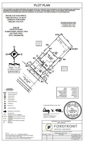 $284,999 | 2036 Black Oak Drive, Shelbyville, IN 46176