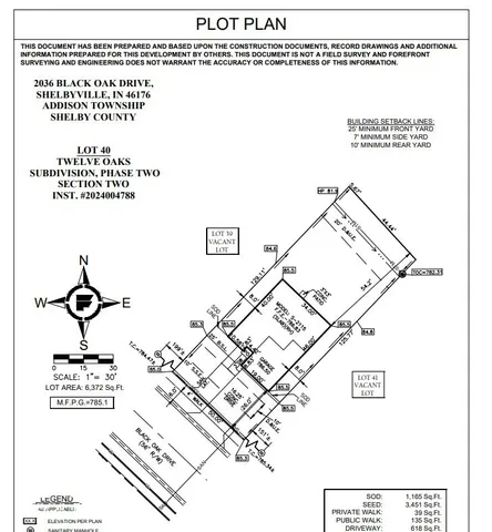 $284,999 | 2036 Black Oak Drive, Shelbyville, IN 46176