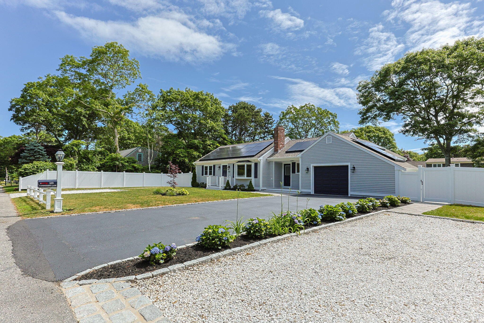 28 Vandermint Lane Hyannis, MA 02601 - Photo 3 of 47 a view of a house with a swimming pool and a yard