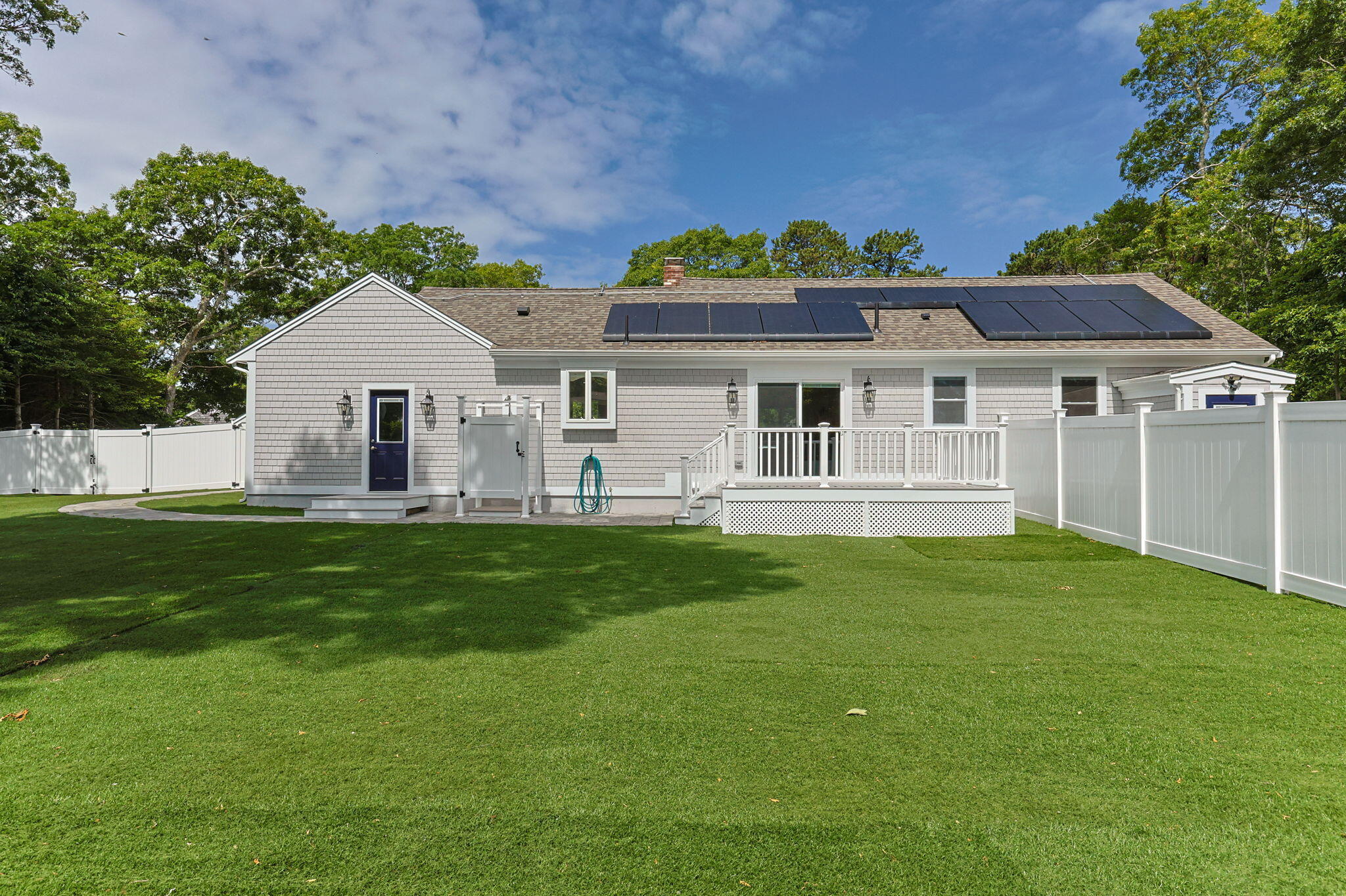 28 Vandermint Lane Hyannis, MA 02601 - Photo 40 of 47 a front view of house with yard and green space
