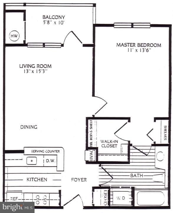 5565 Seminary Road, Unit 415 Falls Church, VA 22041 - Photo 28 of 28 Floor plan