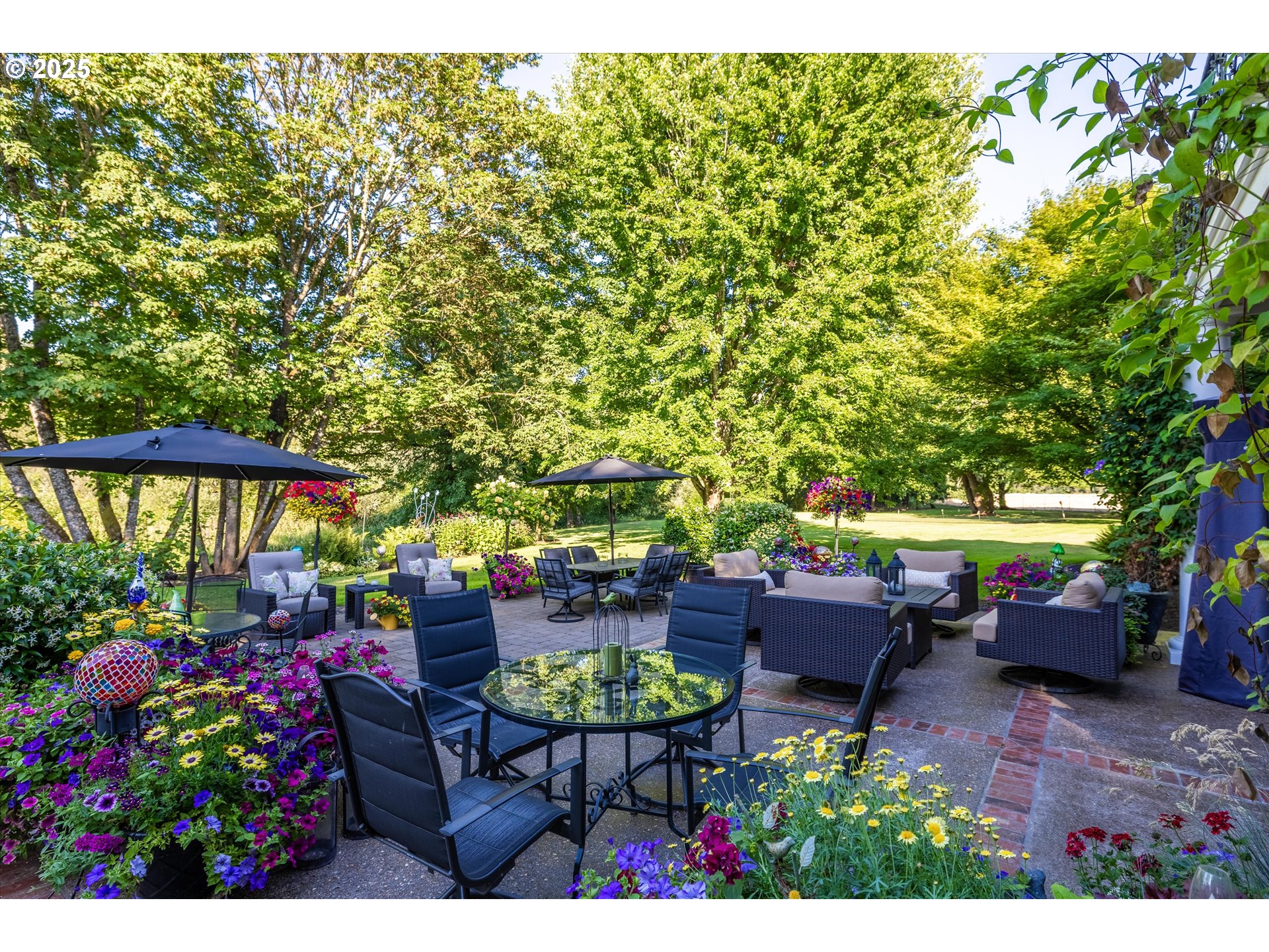 35853 Tennessee Road Southeast Albany, OR 97322 - Photo 35 of 48 a view of a chairs and table in a backyard