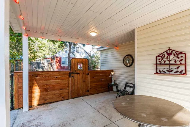 a room with furniture and window
