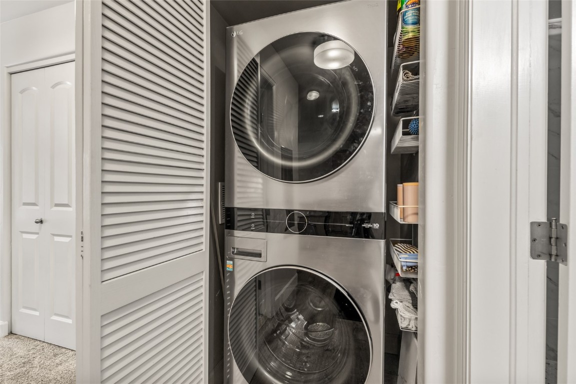2545 Cattle Kate Circle, Unit 3207 Steamboat Springs, CO 80487 - Photo 20 of 42 a utility room with dryer and washer