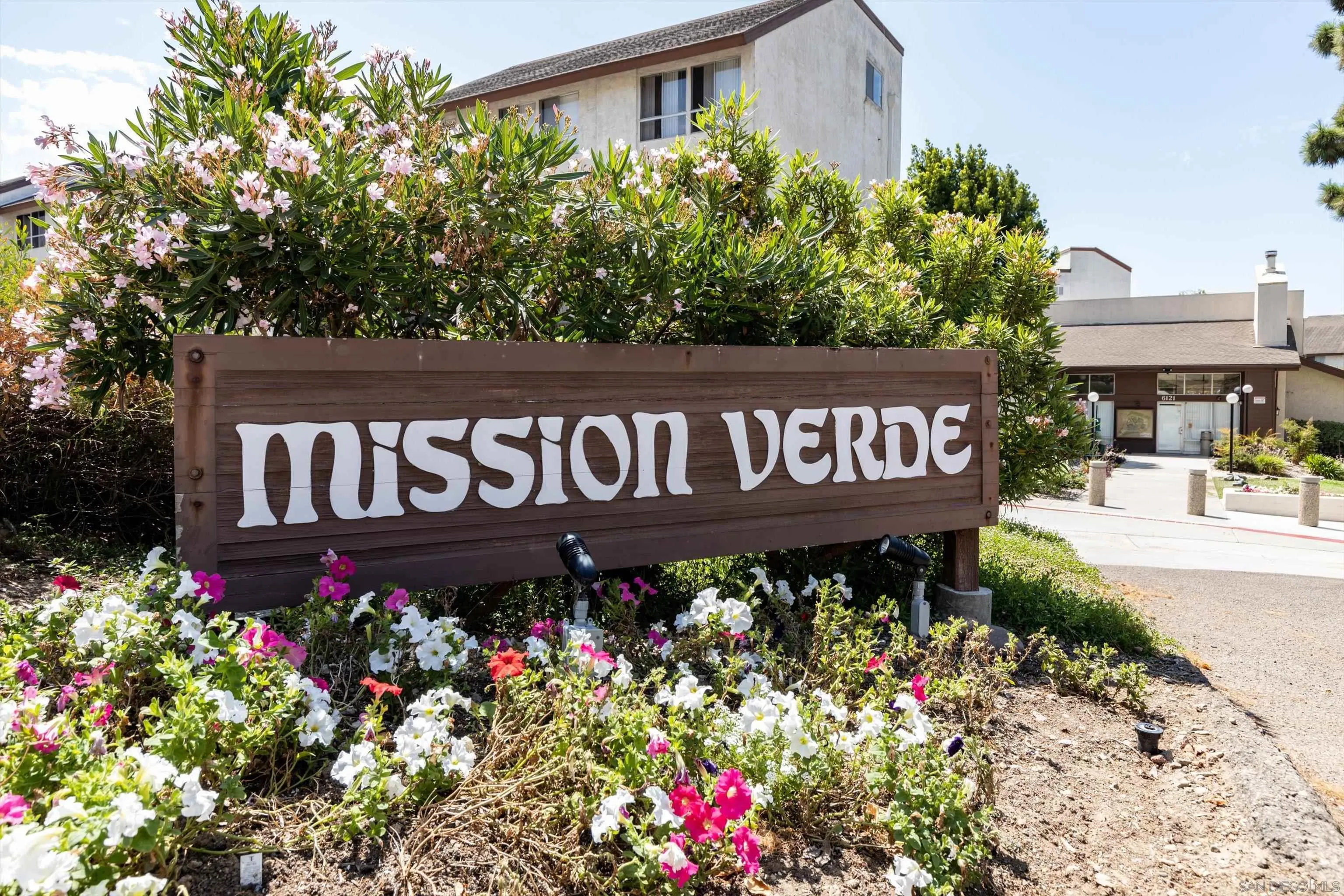 6111 Rancho Mission Road, Unit 313 San Diego, CA 92108 - Photo 25 of 25 a sign on the side of a building