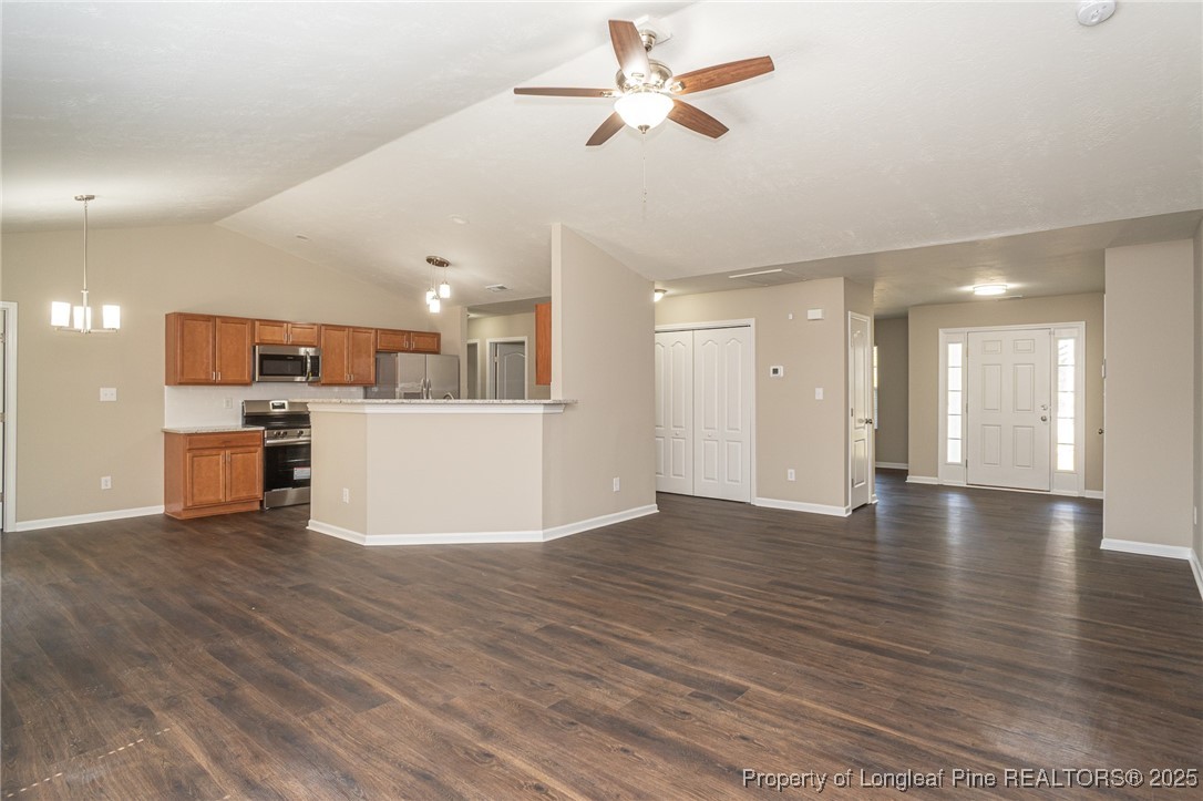 2830 John McMillan Road Hope Mills, NC 28348 - Photo 10 of 46 a view of a kitchen with a sink and a kitchen view