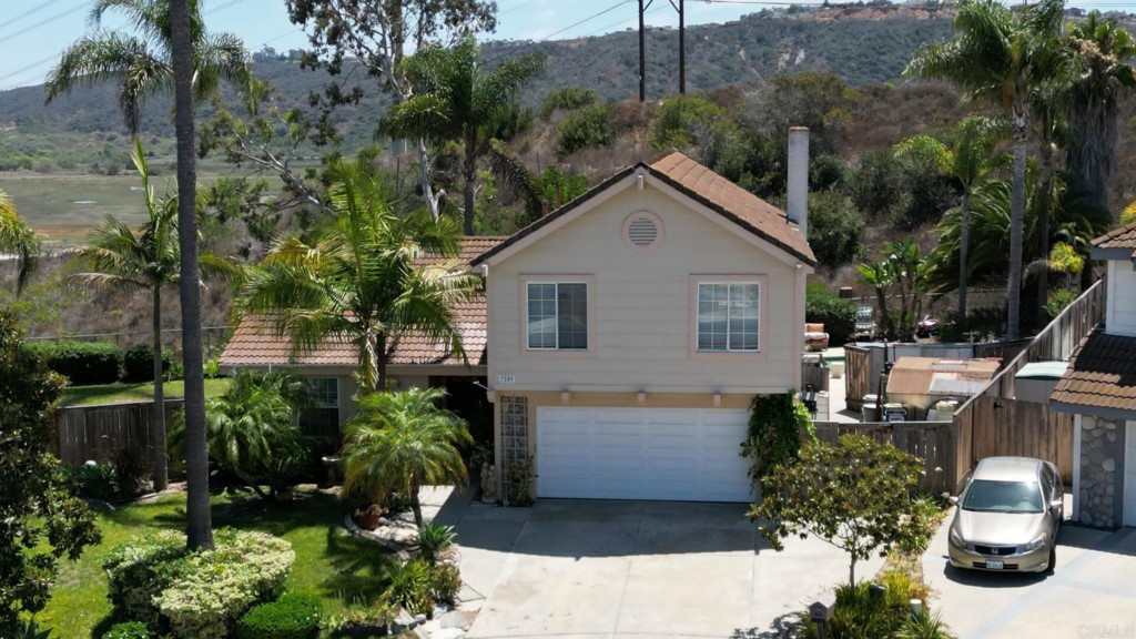 a house view with a outdoor space