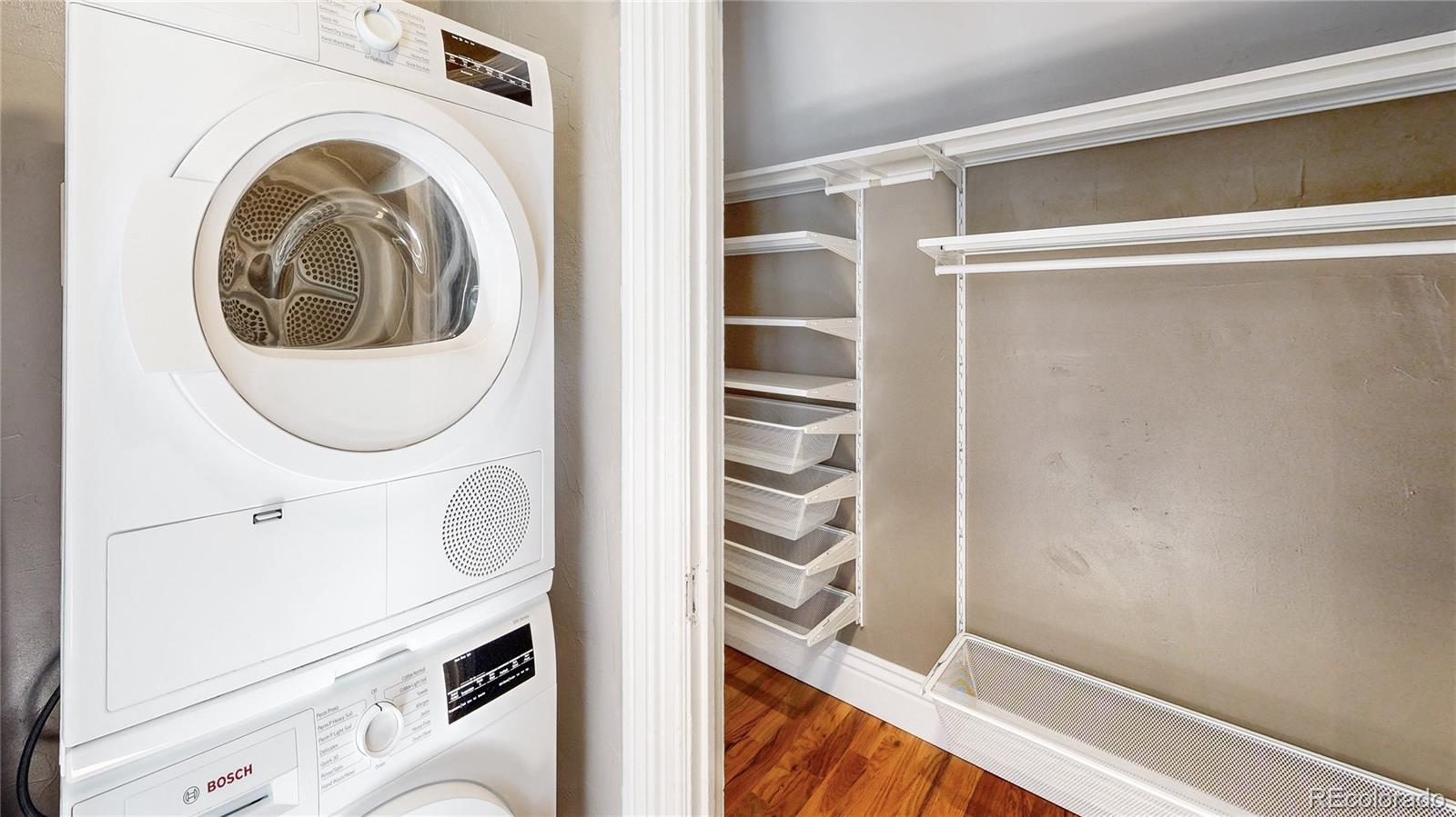 2733 Humboldt Street Denver, CO 80205 - Photo 26 of 40 a utility room with dryer and washer