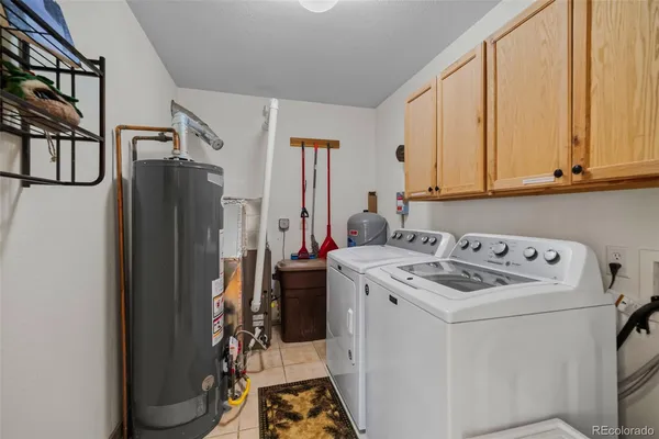 a room with storage and utility