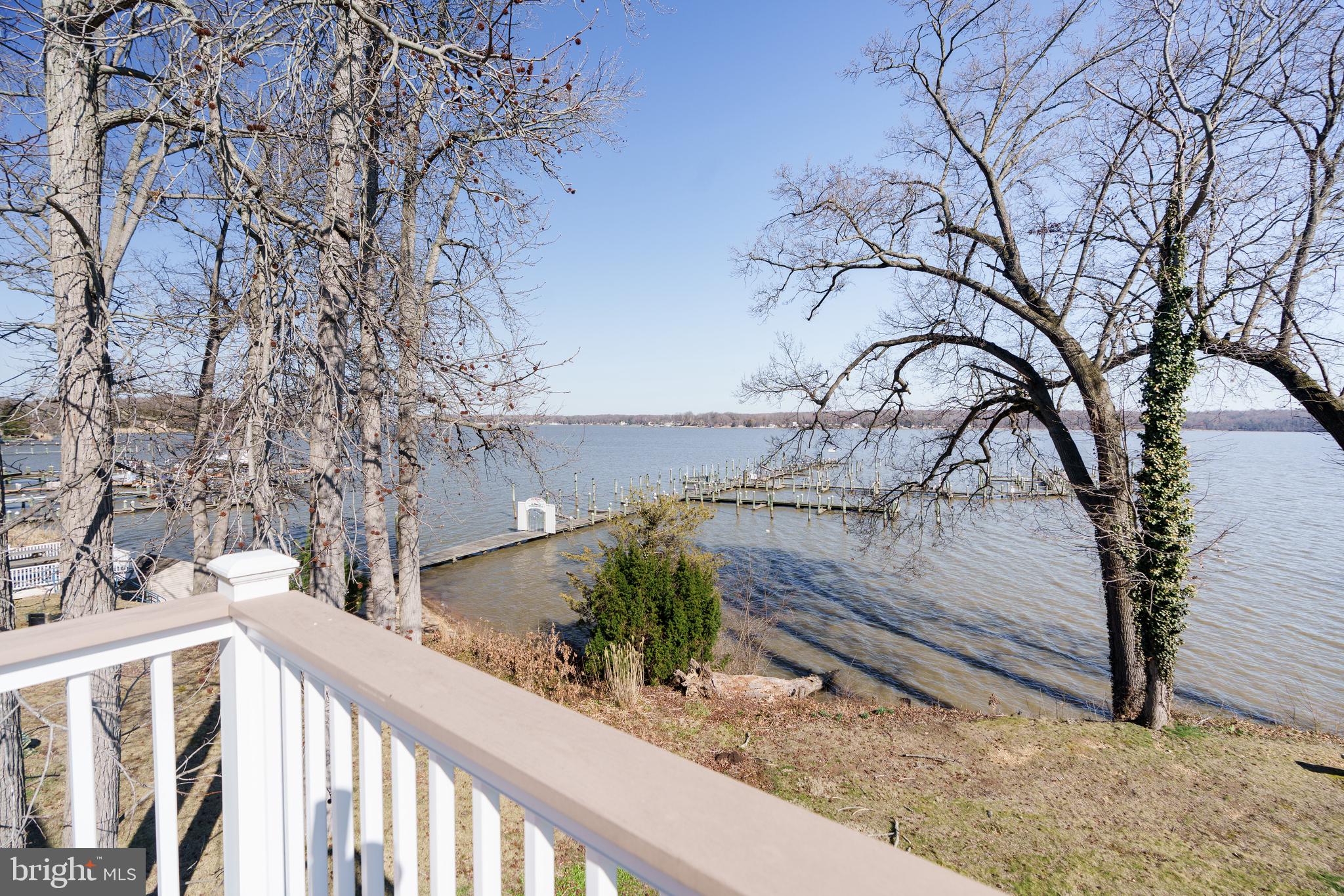 River views from primary balcony