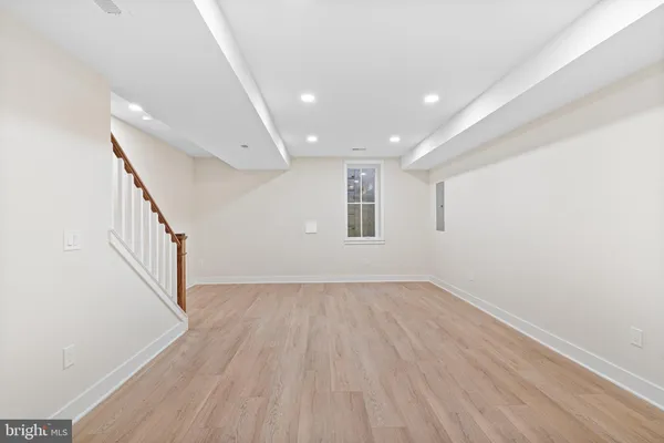 a view of walk in closet with window
