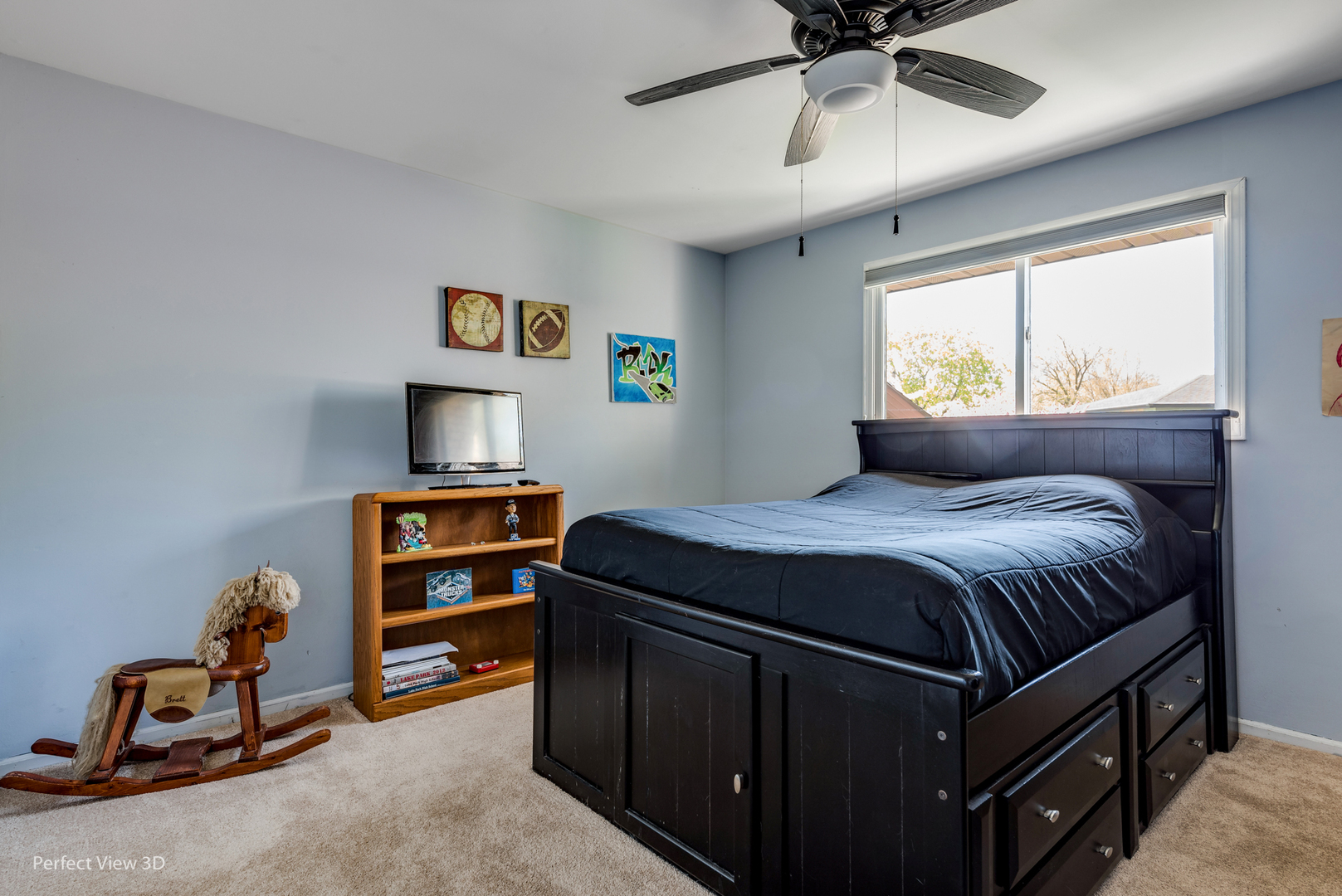 586 Siems Circle Roselle, IL 60172 - Photo 17 of 25 a bedroom with a bed and a window