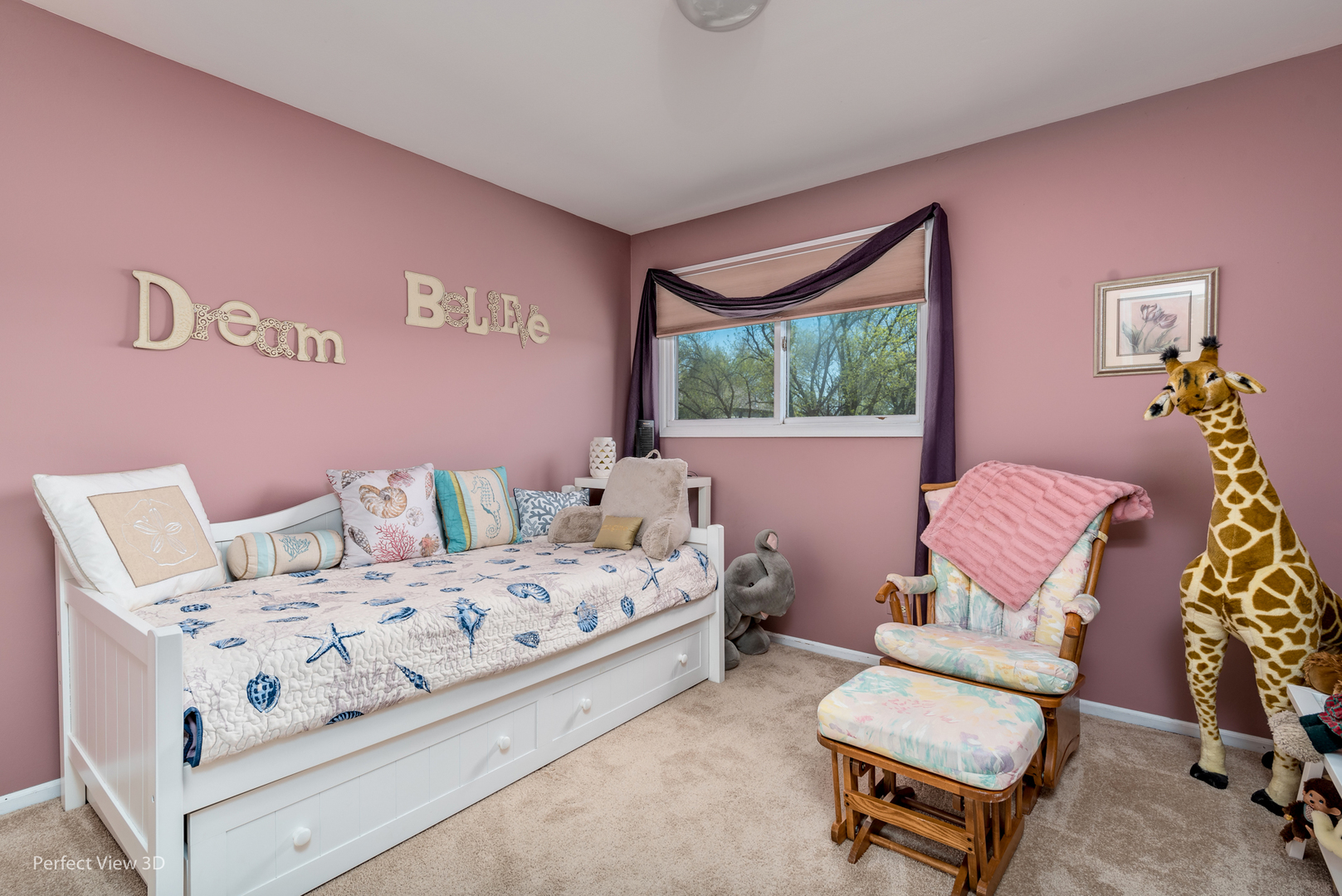 586 Siems Circle Roselle, IL 60172 - Photo 18 of 25 a bedroom with a bed and chair