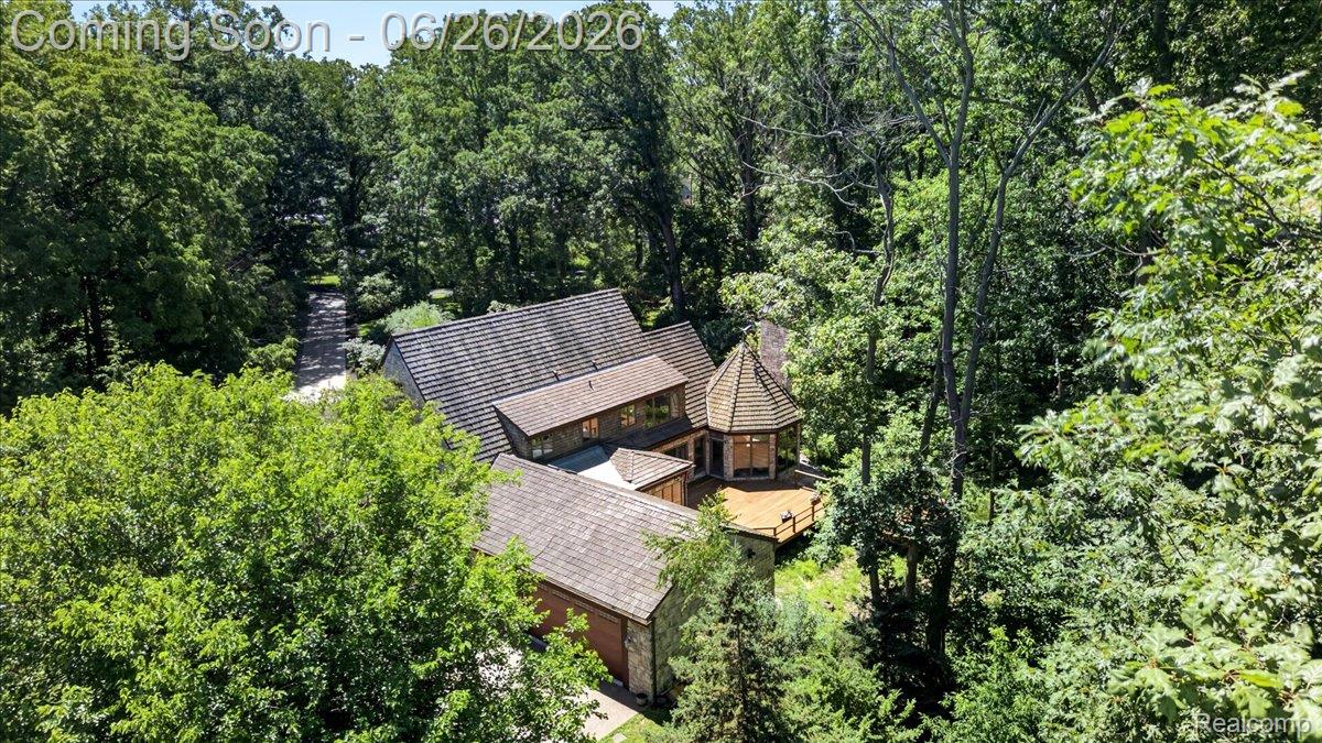 29498 East River Road Grosse Ile, MI 48138 - Photo 58 of 66 Aerial View of 29489 E River Road, Grosse Ile ~ A Certified Wildlife Habitat