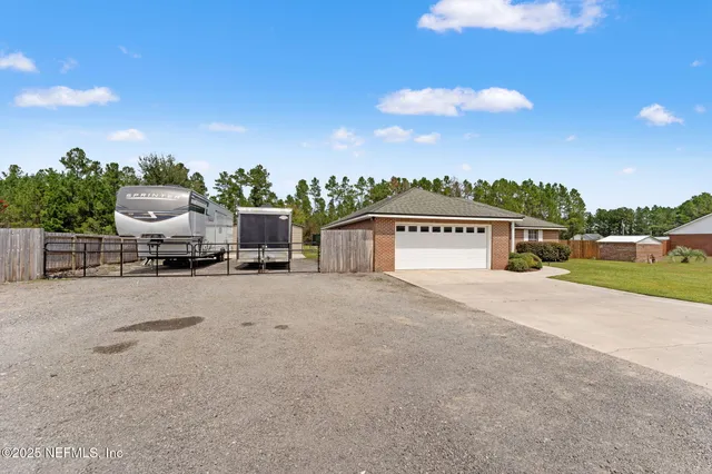 a view of a car park