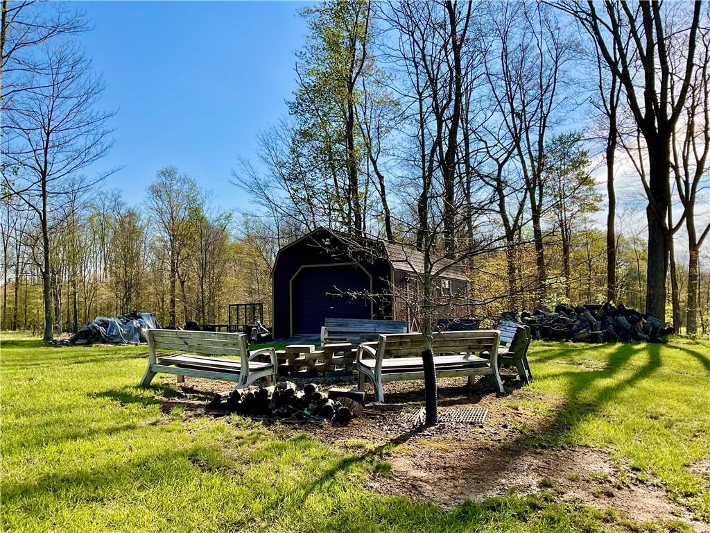 446 Saddle Road Somerset, PA 15501 - Photo 13 of 50 REAR SHED/GARAGE & ANOTHER FIRE PIT