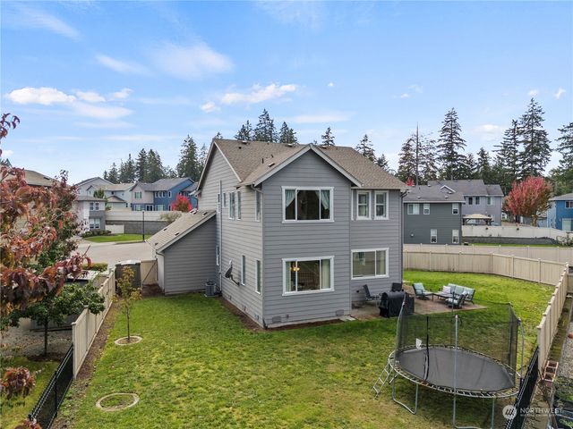a house view with garden space