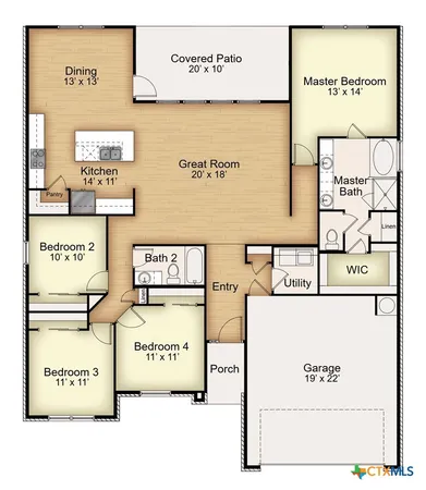 $340,000 | 7106 Touchstone Drive, Temple, TX 76502