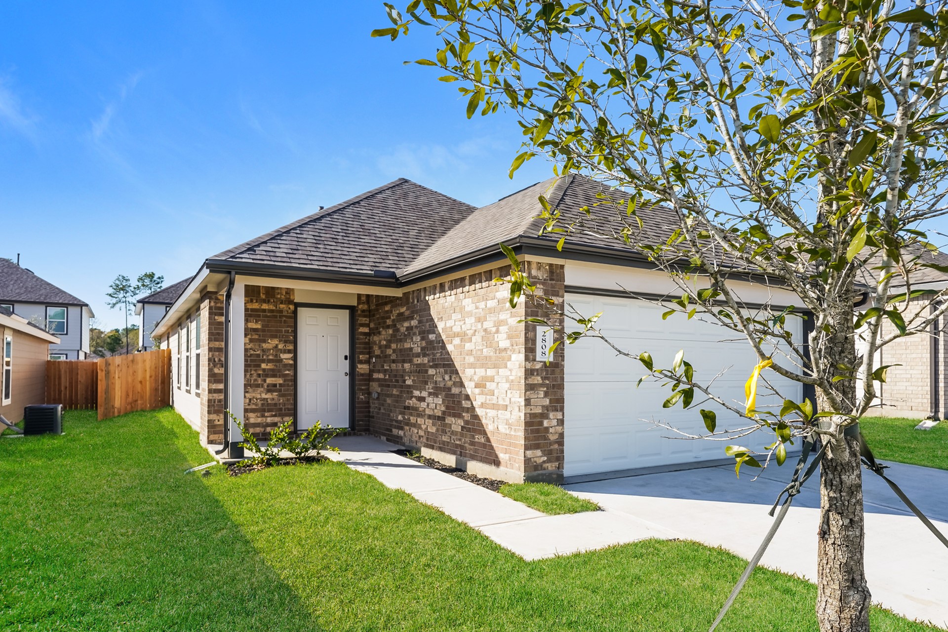 front view of house with a yard
