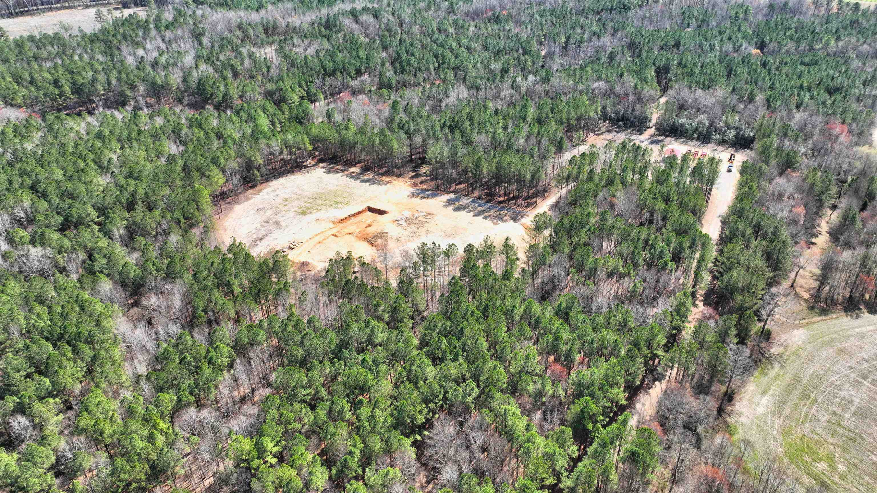 1555 Stallings Mill Road Spring Hope, NC 27882 - Photo 23 of 27 an aerial view of a house with a yard