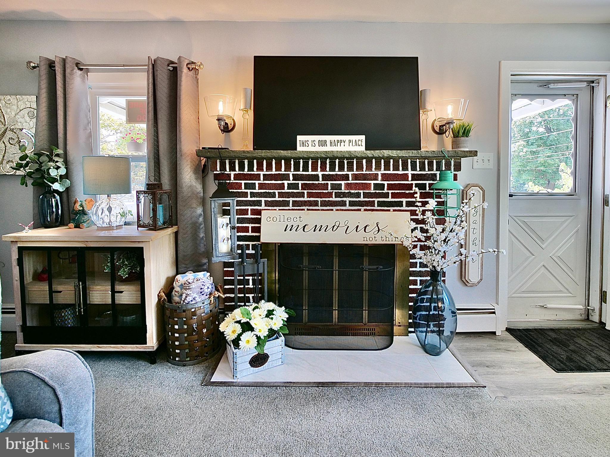 301 East Rodgers Street Ridley Park, PA 19078 - Photo 10 of 89 Living Room Fireplace