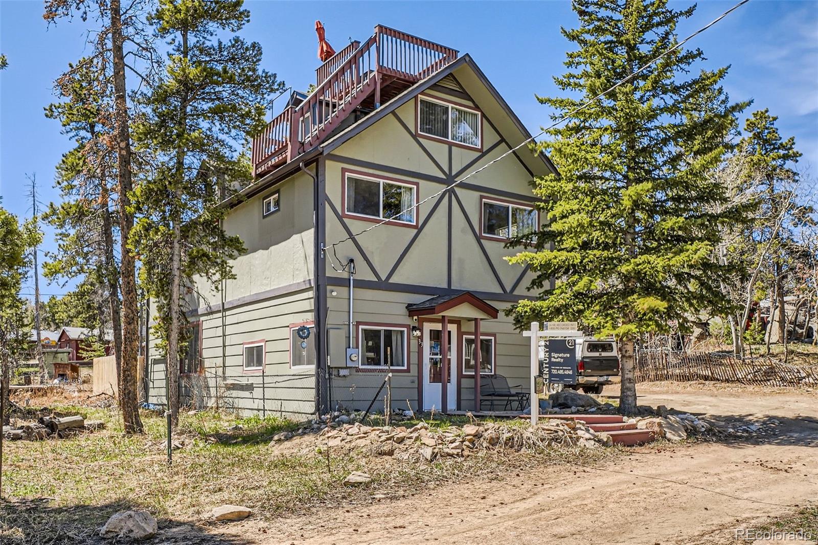 33 L Road Golden, CO 80403 - Photo 39 of 49 a view of a large white house