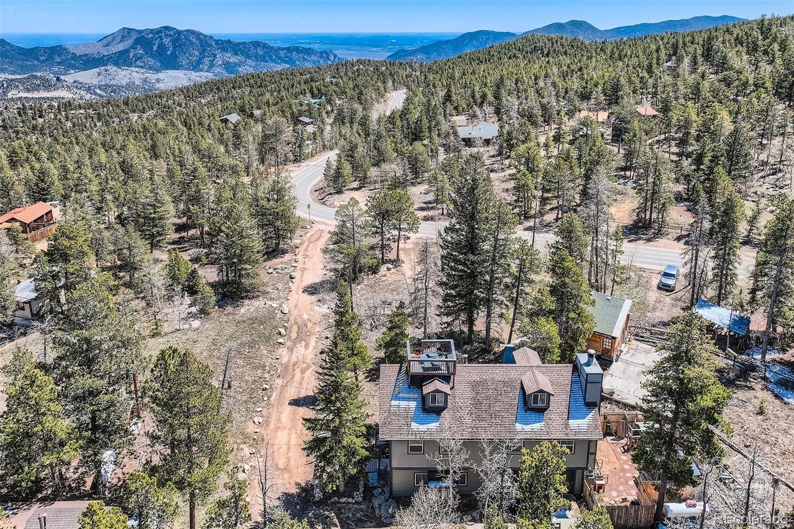 33 L Road Golden, CO 80403 - Photo 43 of 49 an aerial view of a city with lots of residential buildings