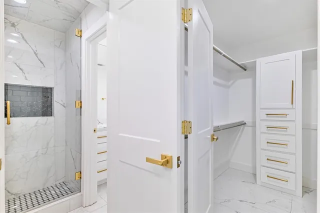 an empty room with window