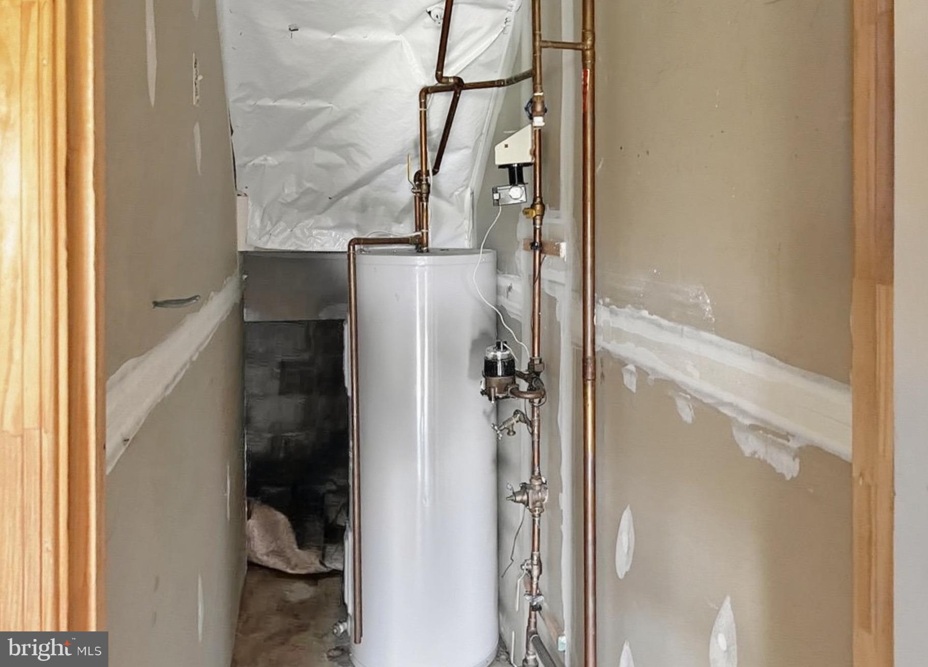 3607 Harbor Road Chesapeake Beach, MD 20732 - Photo 27 of 27 a bathroom with a sink and a glass door