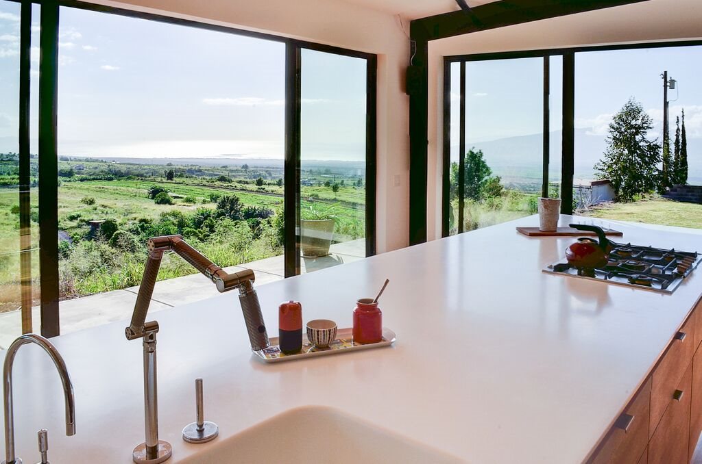 3 Piliwale Road Kula, HI 96790 - Photo 6 of 30 a view of a living room and floor to ceiling window