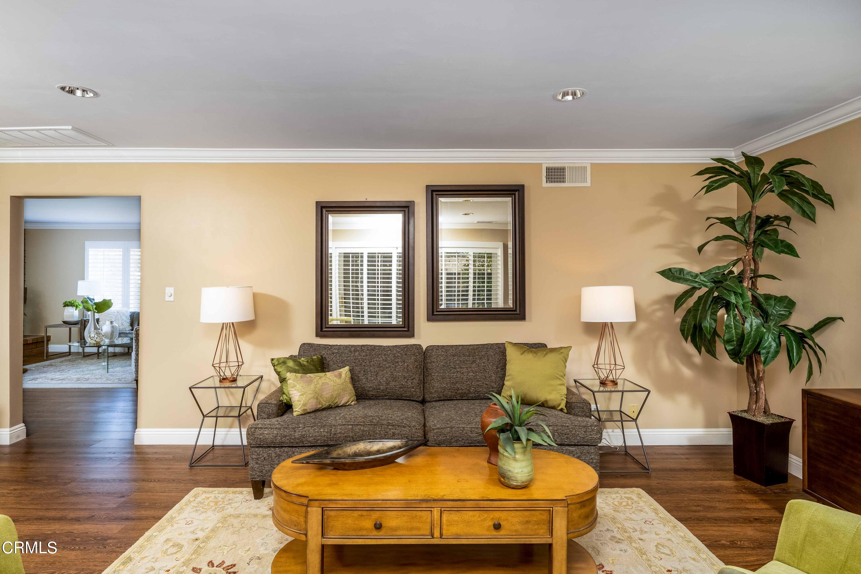 1038 Leandra Lane Arcadia, CA 91006 - Photo 12 of 36 a living room with furniture and a potted plant